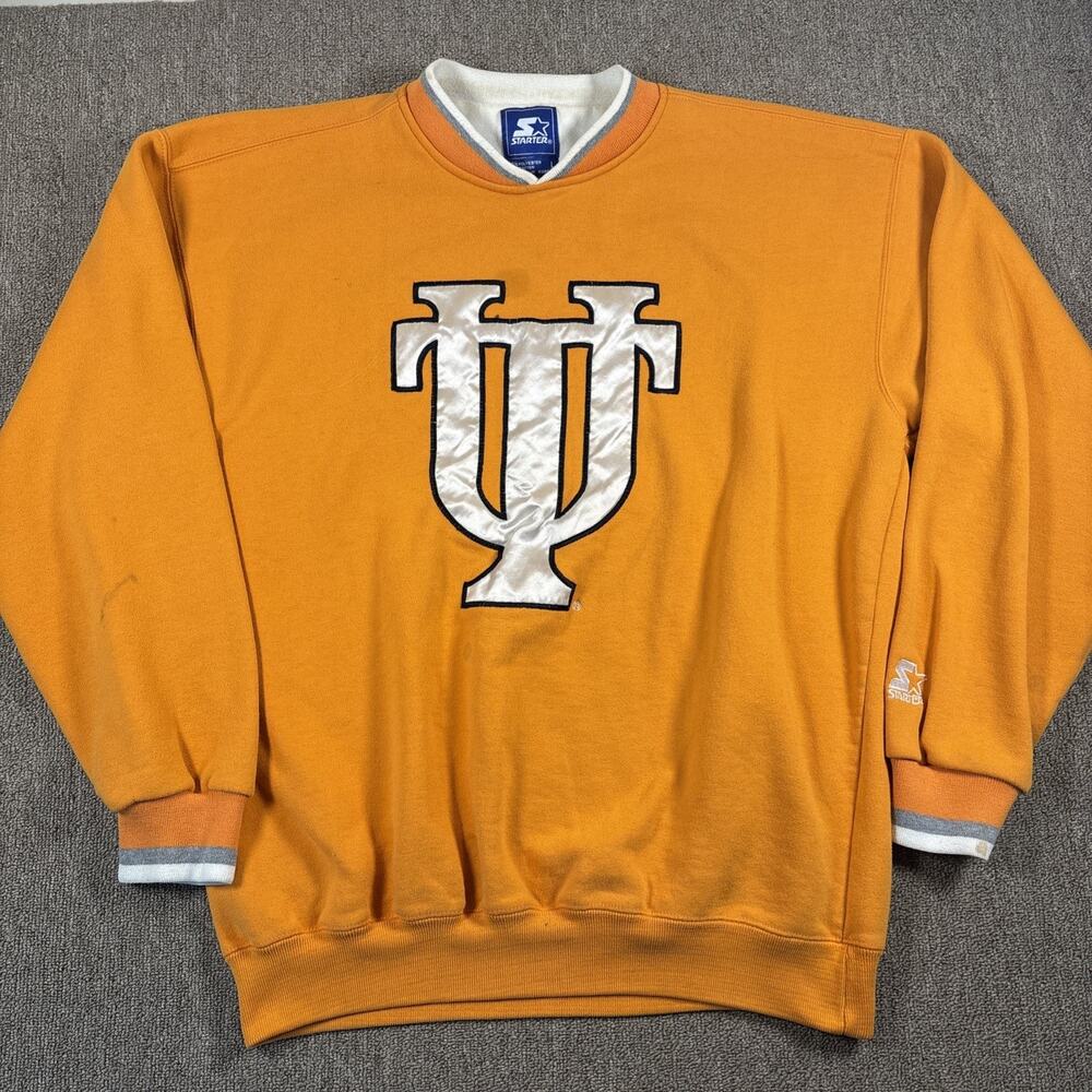 VTG 90s University Of Tennessee VOLS sweatshirt Starter Large Orange College